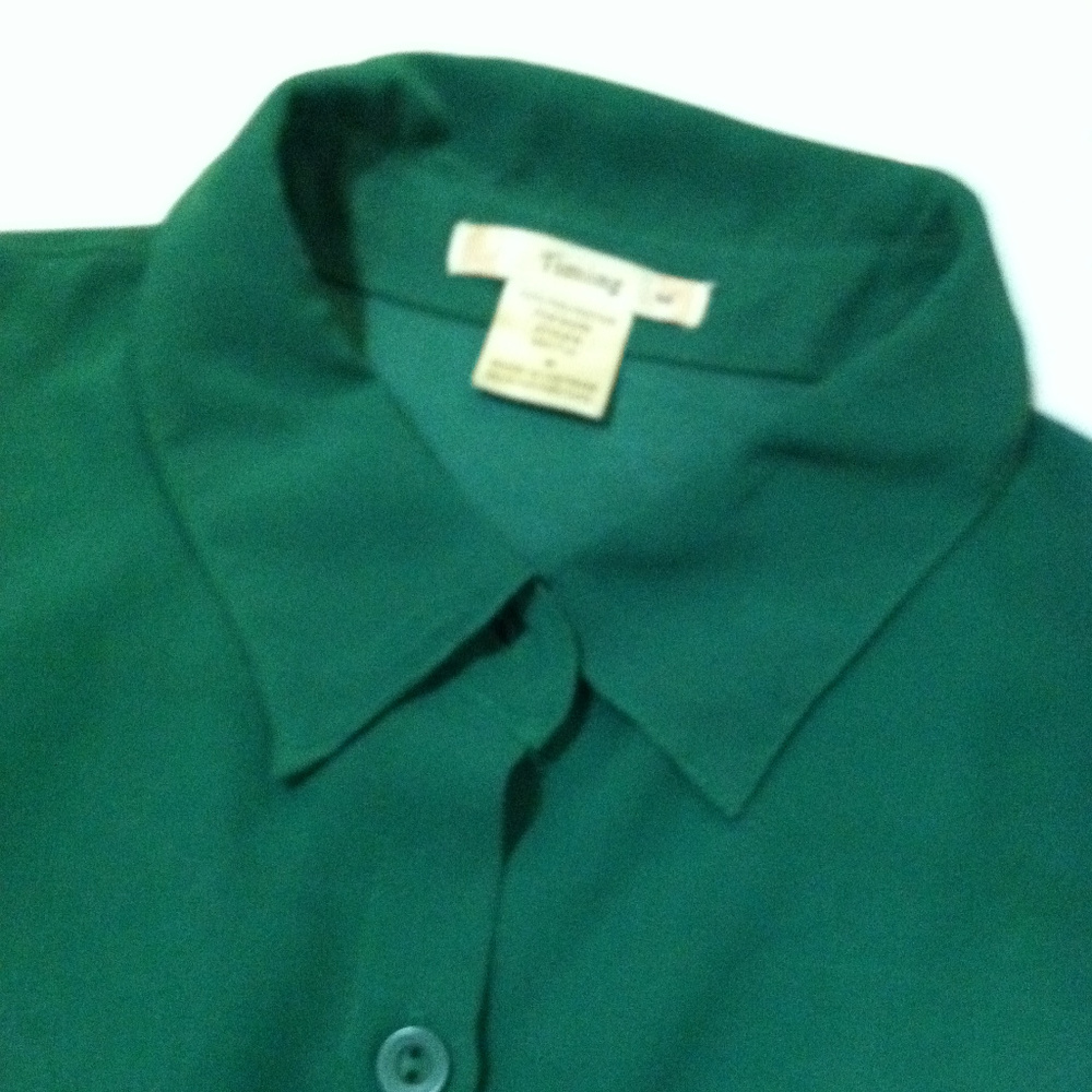 Sheer Button Down - Picture 2 of 6
